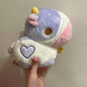 Puff Pals Lavender Cow 6-8”